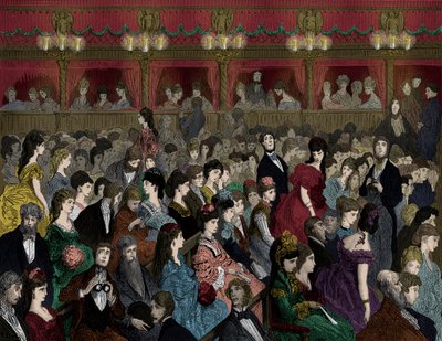 Covent Garden Opera House by Gustave Dore